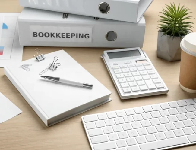 bookkeepers-workplace-folders-documents-on-600nw-2130243293